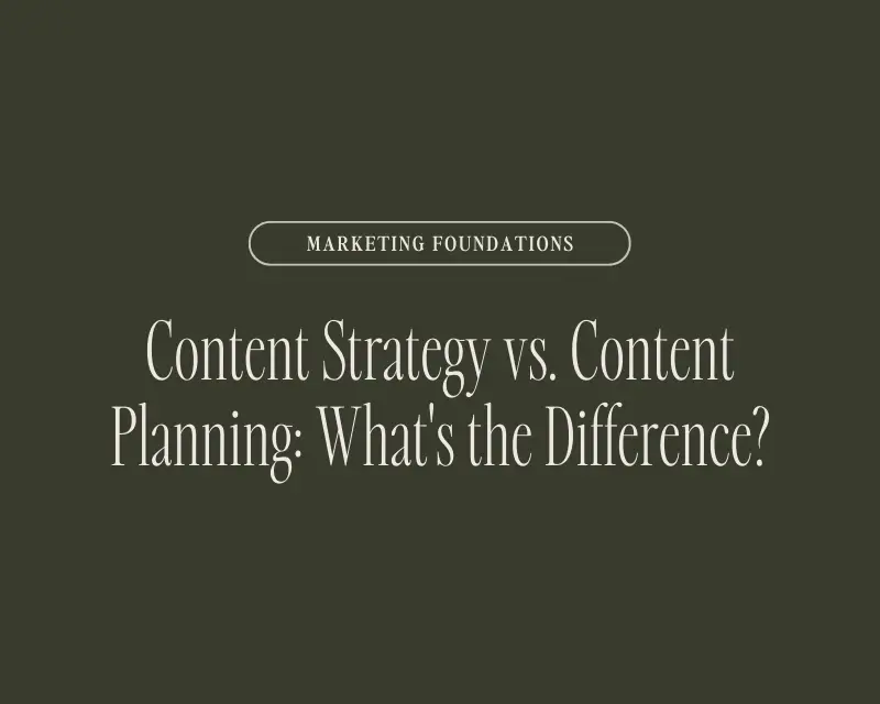 content strategy vs content marketing - What is the difference between content strategy and content plan