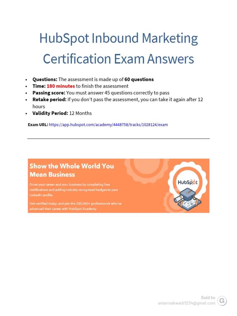 Certificación de HubSpot Academy: Respuestas del Curso de Inbound Marketing - What's the maximum number of top priorities a company should have at any given time hubspot academy inbound marketing certification answers - What's the maximum number of top priorities a company should have at any given time
