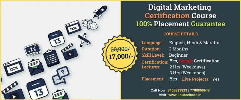 digital marketing courses in pune - Which is the best institute for a digital marketing course, Pune or Mumbai