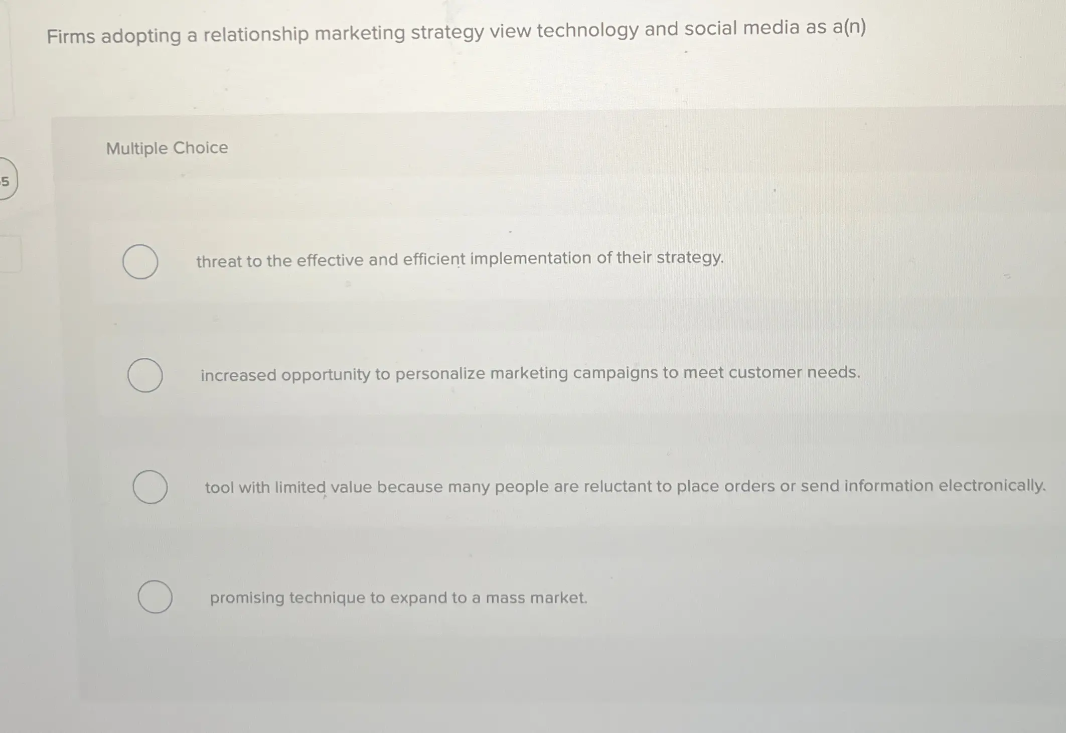 Estrategias de Marketing de Relaciones: Cómo las Empresas Cultivan la Lealtad del Cliente - Which of the following statements is true of firms that adopt relationship marketing strategies firms that adopt a relationship marketing strategy attempt to - Which of the following statements is true of firms that adopt relationship marketing strategies